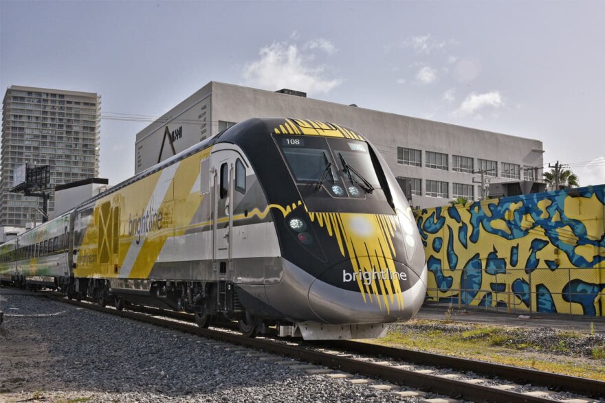 All Aboard Florida's Brightline rail service opens in the state this month, with trains running between West Palm Beach and Fort Lauderdale. (Courtesy of Brightline)