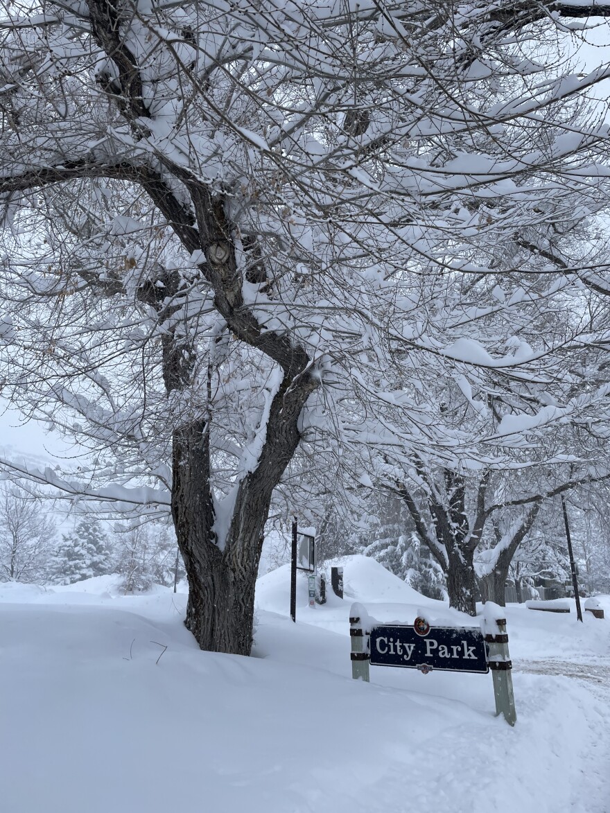 A major snowstorm hits Park City Feb. 22, 2023.