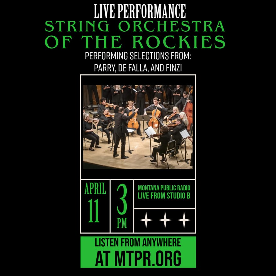 String Orchestra Of The Rockies Live, April 11th, 3 pm