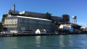 Alcatraz Island's boat docks are being repaired.