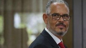 FILE - Haiti's Prime Minister Alix Didier Fils-Aimé attend the inauguration of the nation's new cabinet, in Port-au-Prince, Haiti, Nov. 16, 2024. (AP Photo/Odelyn Joseph, File)