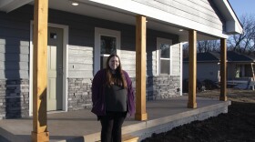 Maura Heft, who was homeless for five years, is the first resident in Habitat for Humanity of Kansas City's 14-home neighborhood in Olathe. The house is built on a community land trust meant to keep its value affordable forever.