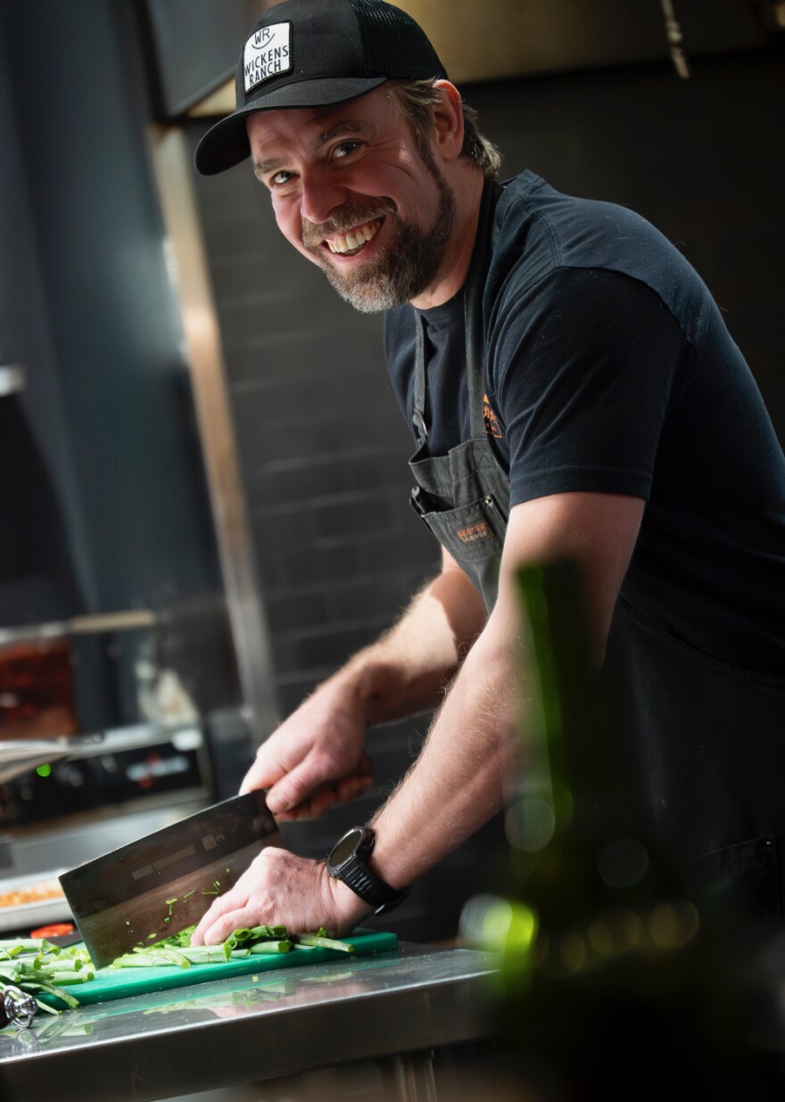 Two-time James Beard Foundation-nominated chef Jarrett Wrisley is working in his kitchen restaurant, Shan, located in Bozeman. In 2024, he was nominated for Best New Restaurant, and this year, he received semifinalist recognition for Best Chef: Mountain.