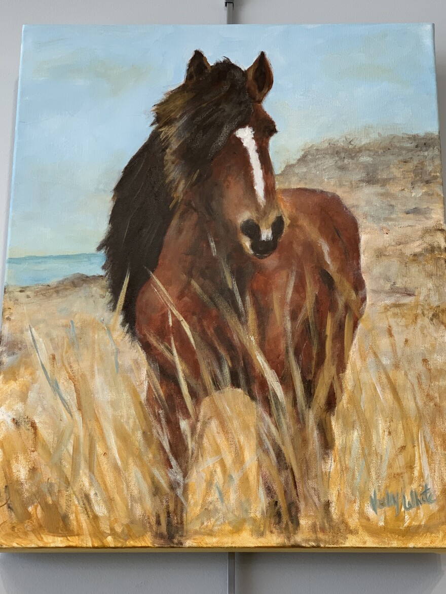 Saturday will be the opening day of the Arts Council of Carteret County exhibit "Wild Horses of the Outer Banks."