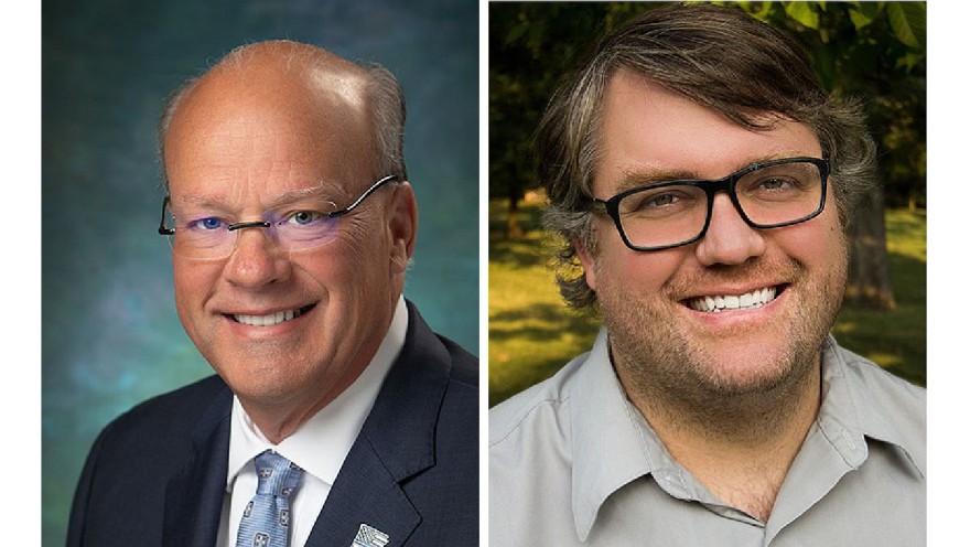Scott Berna (left) and Sloan Scroggin