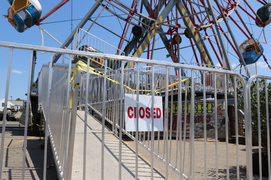 Ohio State Fair ride Kissell's Military Base was permanently shut down Thursday.