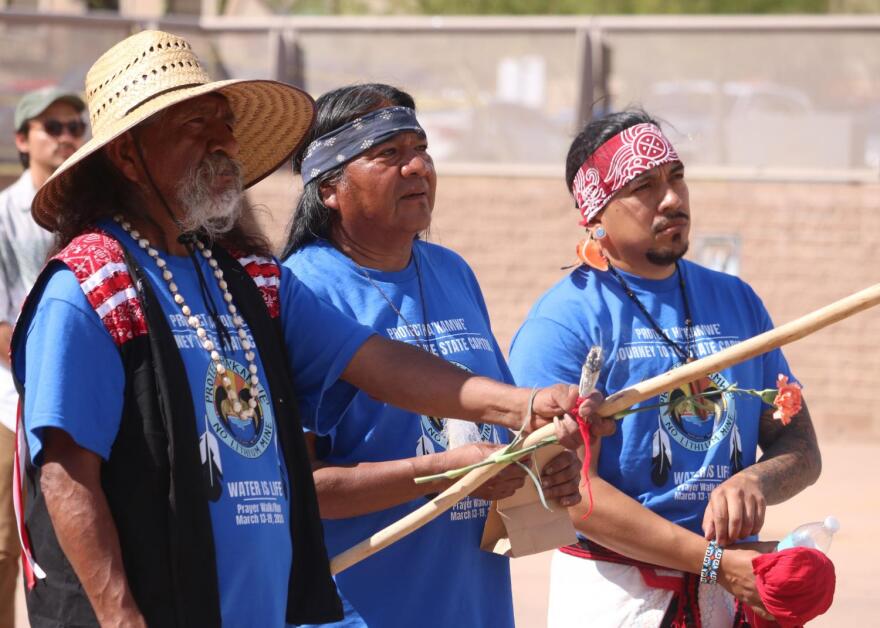 Ivan Bender (left) is the organizer of the Protect Ha'Kamwe' Prayer Run. 