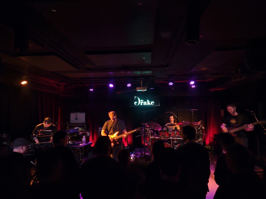 Spafford on stage at The Drake in Amherst, Massachusetts, on March 10th, 2026.