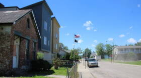 The Jacobsville neighborhood of Evansville is beginning to bounce back from decades of blight and a lengthy lead cleanup process. Here, new veterans' housing mingles with EPA-laid sod and lingering vacant homes.