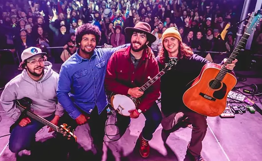 band on stage
