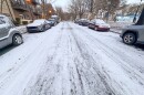 When snow began to fall Tuesday night, it quickly stuck to roads and sidewalks left untreated with salt and brine.