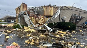 A severe storm ripped through east Louisville overnight Wednesday, April 2. A few commercial properties in Jeffersontown, including Gordon-Darby Inc., suffered severe damage in a suspected tornado.