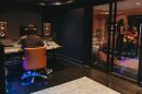 A recording engineer and musicians try out the new Gunter Studio at the Gunter Hotel in San Antonio, TX