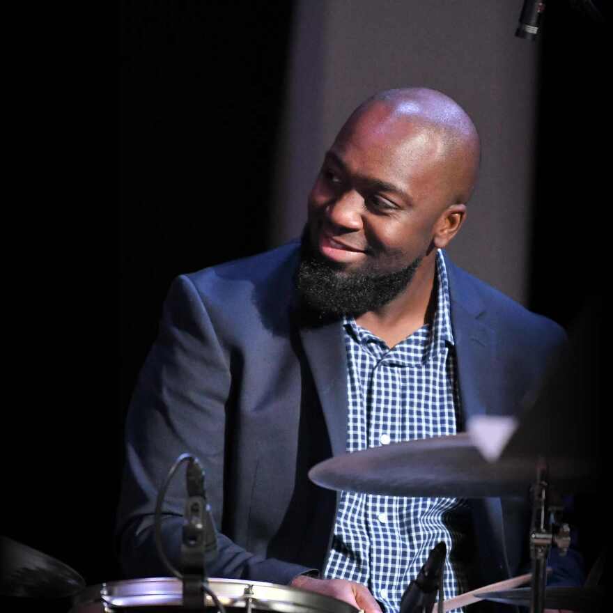 Paul Gavin on the drums.