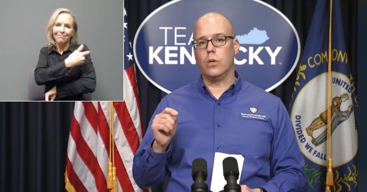 Kentucky's top state health official acts to counter mixed messages coming out of DC