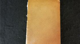 The cover of the Picasso sketchbook to be auctioned off.