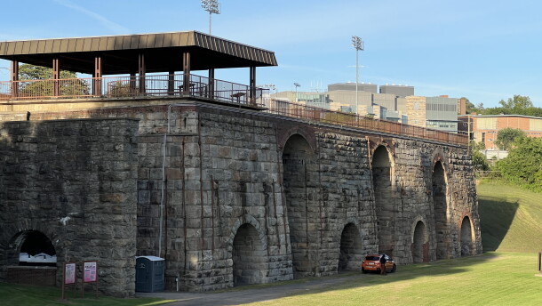 The historic Scranton Iron Furnaces are the remnants of what became the Lackawanna Iron and Steel Company, once one of the nation’s most important producers of iron.
