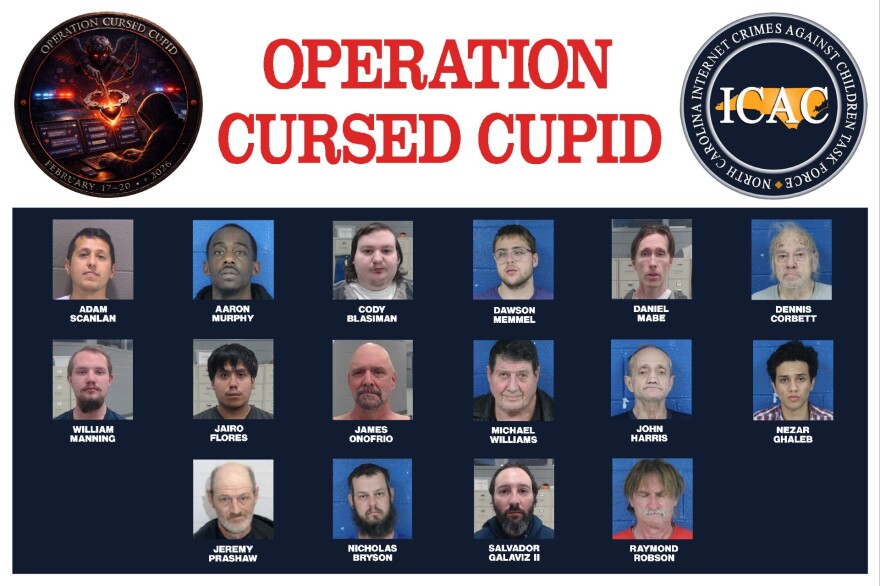 Officials with the North Carolina State Bureau of Investigation said more than 150 officers from 13 different agencies worked in Nashville to stop online exploitation, resulted in more than 80 criminal charges.