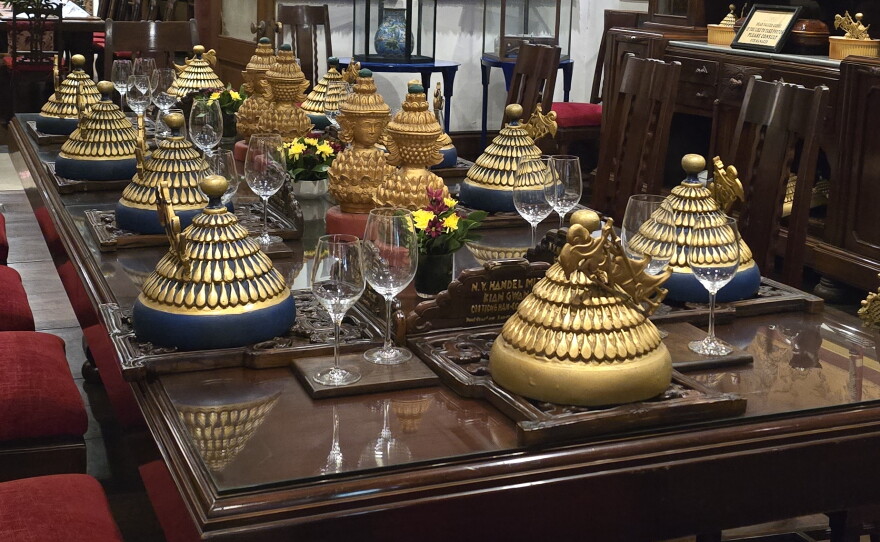 The lavish museum-like interiors of Hotel Tugu Malang