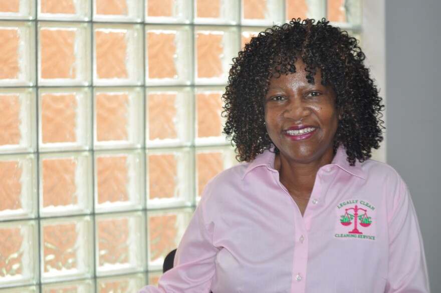 Sherry Rudolph owns and runs janitorial services firm Legally Clean, based in Lauderhill.
