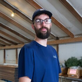 Washtenaw County Conservation District conservation technician Matt DeJonge