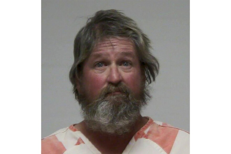 Photo provided by the Rush County Sheriff’s Department shows Patrick Scott. Scott, suspected in the June disappearance of a 17-year-old neighbor has been charged with murder, Thursday, Nov. 30, 2023, after human remains were found buried in a pit on his central Indiana property.