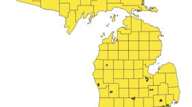 A map of the locations of the 33 districts currently in partnership agreements with the state. 