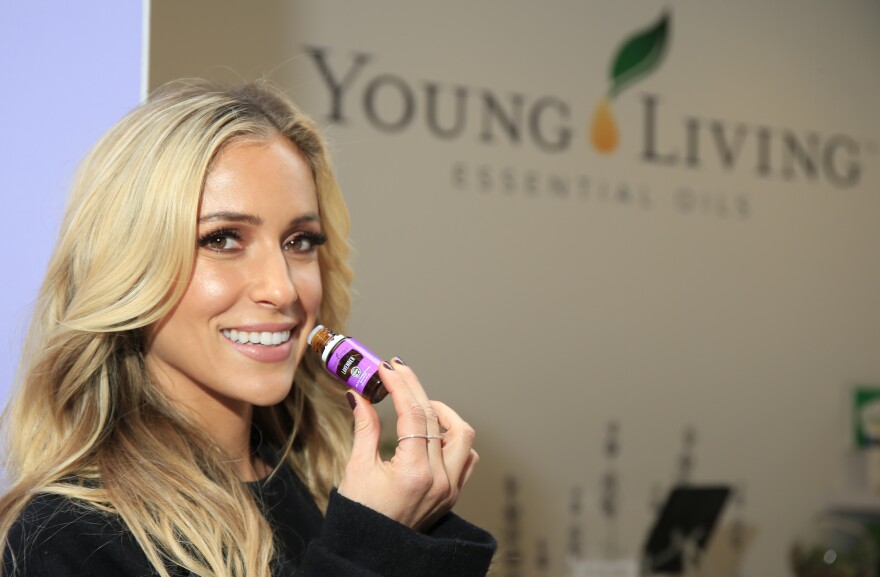 IMAGE DISTRIBUTED FOR YOUNG LIVING - Kristin Cavallari  designer, author, busy mom of three and avid Young Living Essential Oils fan  partners with Young Living to inspire unique holiday gift ideas for mindful living and tips for entertaining, just in time for the holiday season Tuesday, Dec. 6, 2016, in New York. Check out her favorite Young Living products, including Aria Ultrasonic Diffuser, Lavender Essential Oil and Thieves® Essential Oil, at www.YoungLiving.com. (Jack Dempsey/AP Images for Young Living)