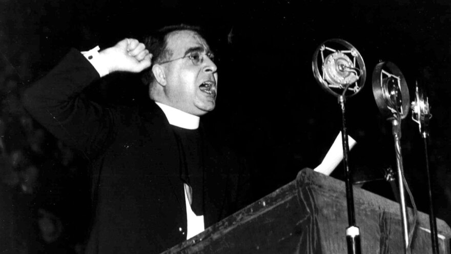 In weekly radio homilies and stadium rants, the Rev. Charles E. Coughlin blamed international Judaism for the Russian Revolution and for the Great Depression. Jews, he said, were responsible for the international banks that had beggared the working class.
