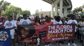 In 2017, hundreds of people joined the Florida March for Black Women.