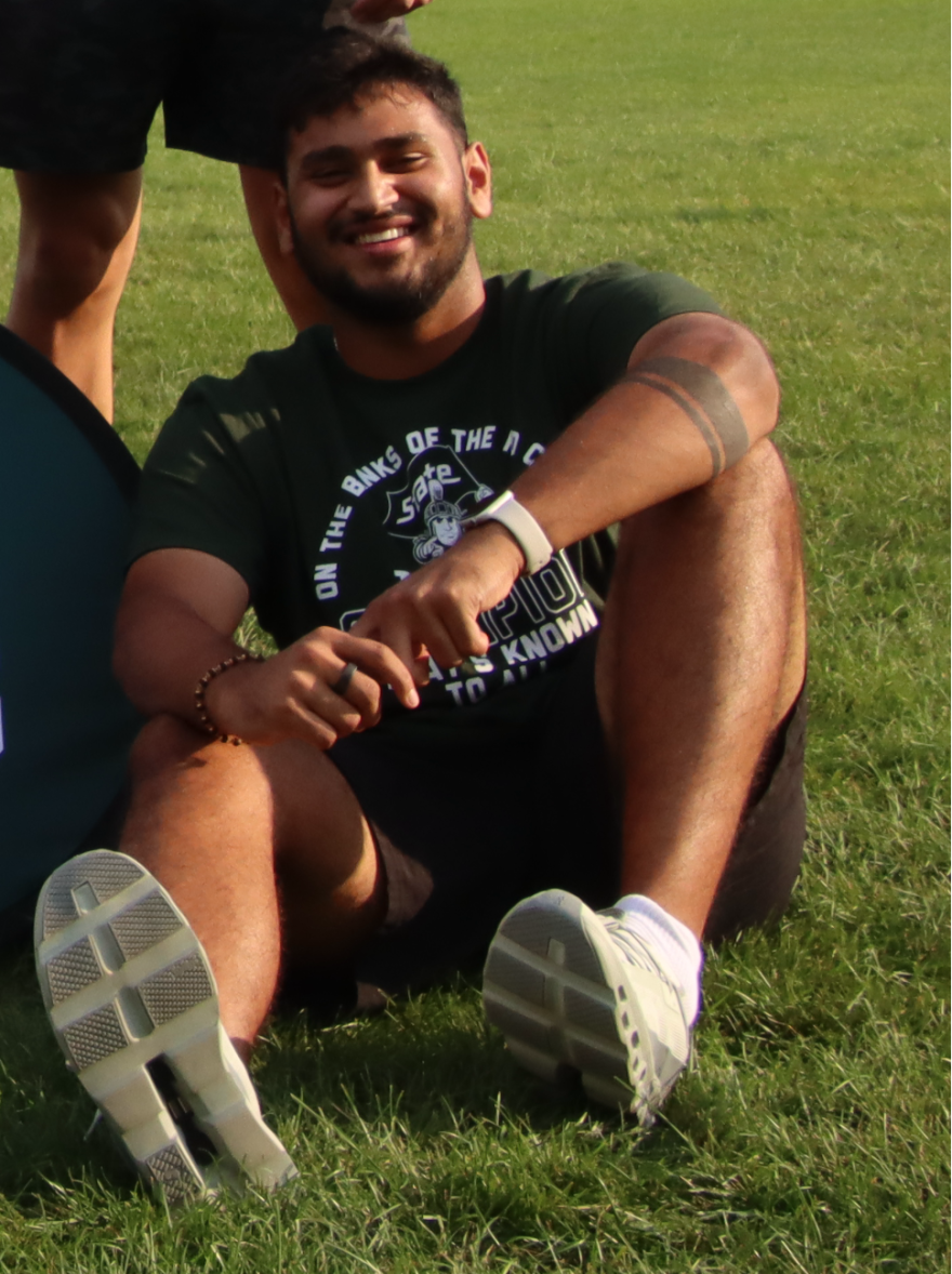 Aaryan Patel poses for a photo after winning the recreational soccer championship.