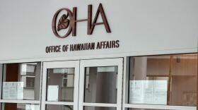 Outside of the Office of Hawaiian Affairs on