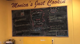 "Going fast today," reads a post on @justcookin513, Just Cookin's Instagram account, showing specials wiped off the board as they sell out. 