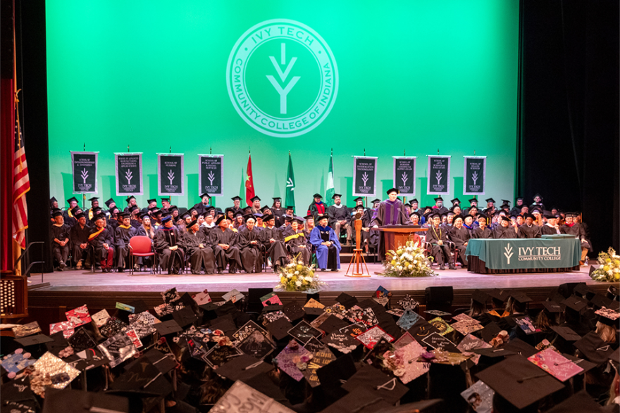 Ivy Tech Community College will host graduate at the Indiana University Auditorium at 6 p.m. on May 2.