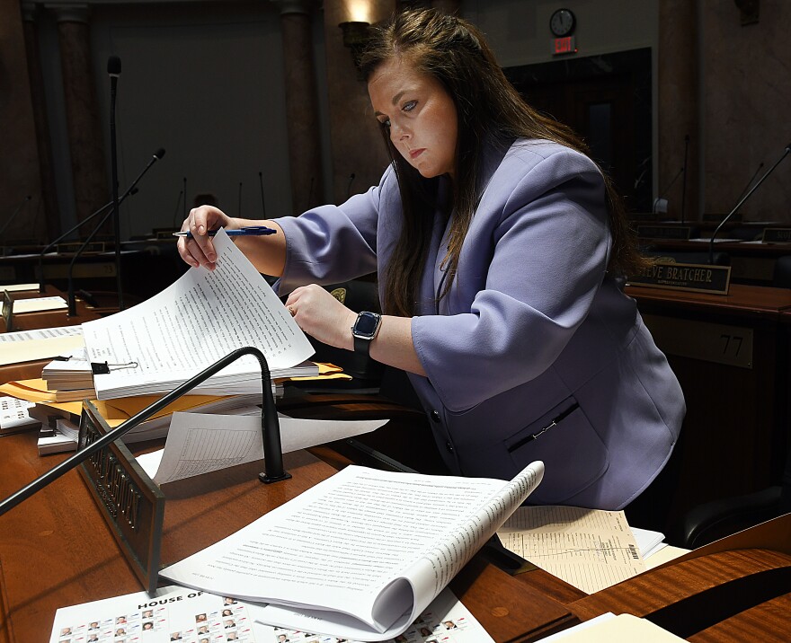 Republican Rep. Felicia Rabourn from Pendleton filed 15 resolutions to amend the chamber rules on Tuesday. 