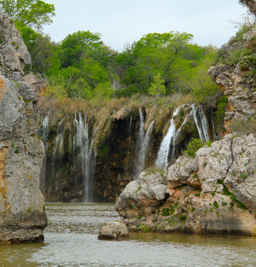 lake Buchanan waterfall