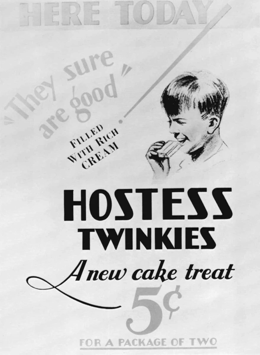 early Twinkies ad