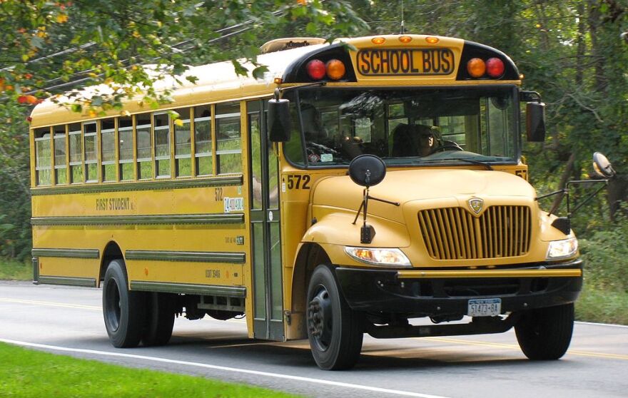 School bus in Buffalo, New York.