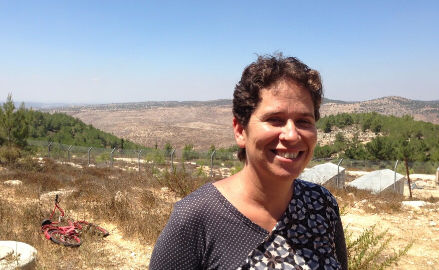 Tamar Heksher lives and runs a school in the Israeli settlement of Gva'ot. She says if Palestinians want a state of their own, this isn't the right place.