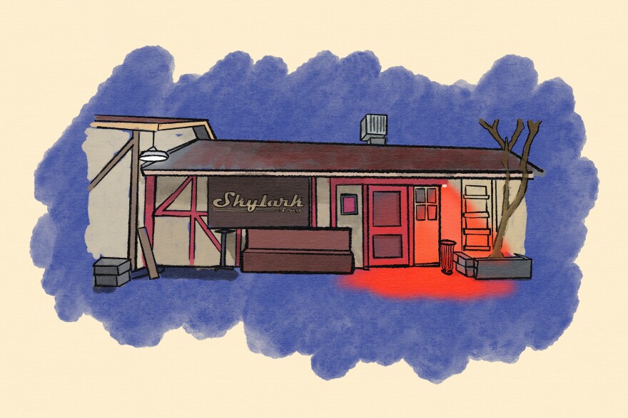 An illustration of a closed business.  