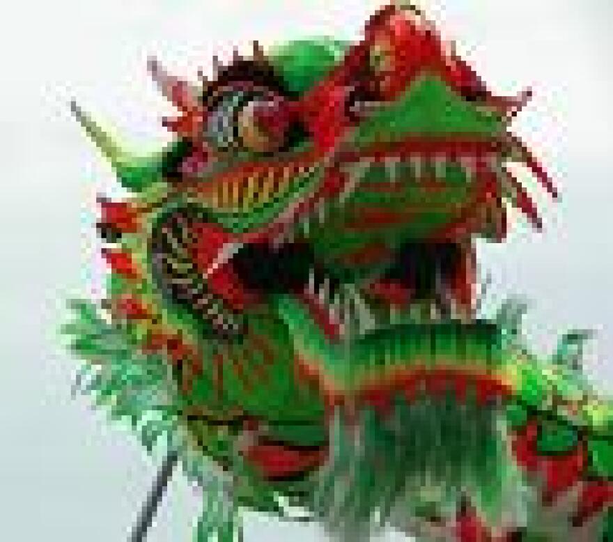 Five Happiness Restaurant on S. Carrollton Ave. commemorates Chinese New Year with dragon dances.