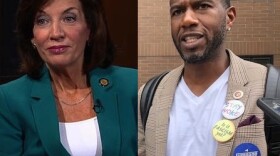 Lt. Gov. Kathy Hochul, left, is facing a challenge from New York City Councilmember Jumaane Williams.