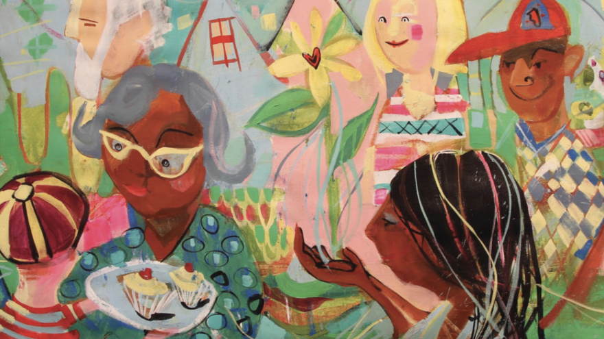 The event takes up three blocks of 16th Street, and features a number of artists, food trucks and live performances.