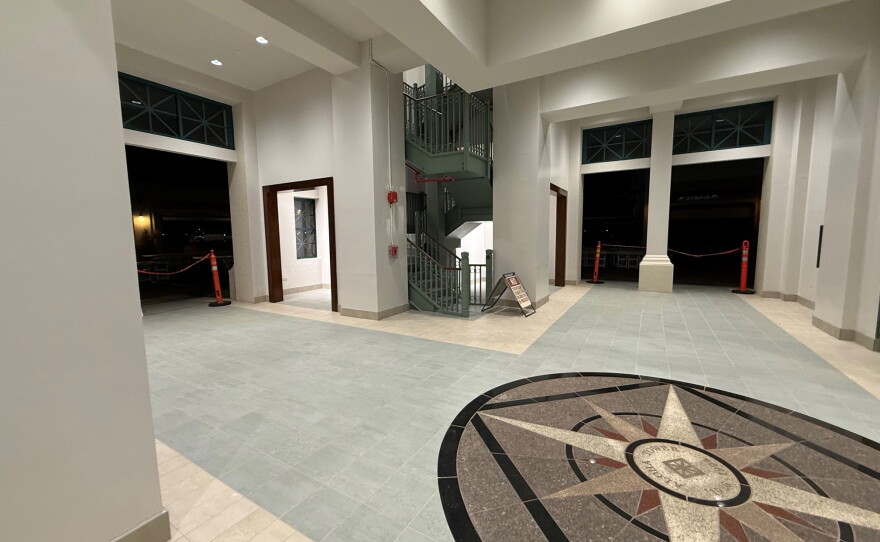 The interior of the Aloha Tower. (Oct. 15, 2026)