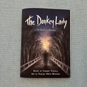 "The Donkey Lady: A Graphic Parable" will launch nationally during an event June 20 at the Esperanza Peace and Justice Center.