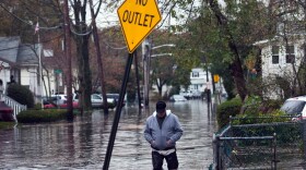 Little Ferry, N.J., photographed here Oct. 30, 2012, was one of the cities greatly affected by Hurricane Sandy.