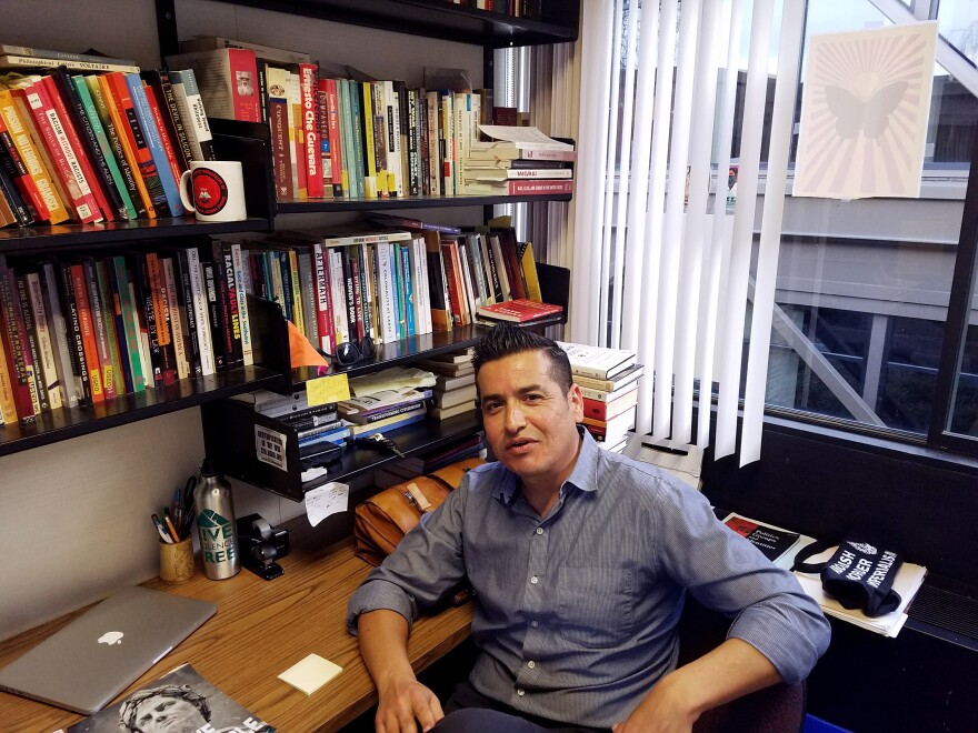 Professor Albert Ponce received death threats after giving a talk on white supremacy in the United States.