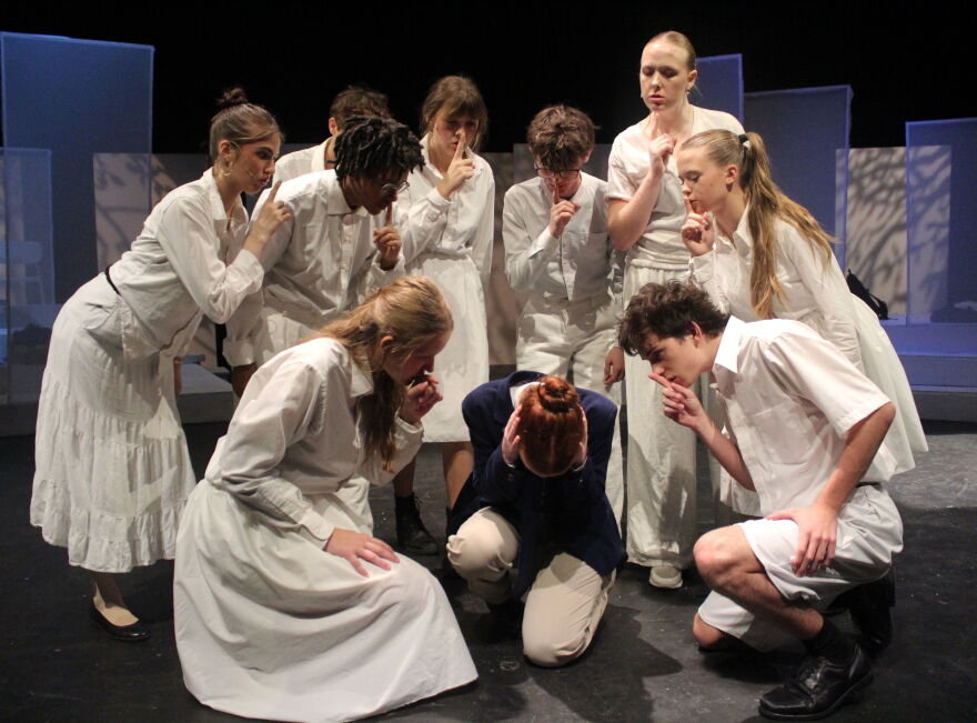 'A Monster Calls' challenged Carmen Crussard's theater students as performers in ways not experienced by traditional theater productions.