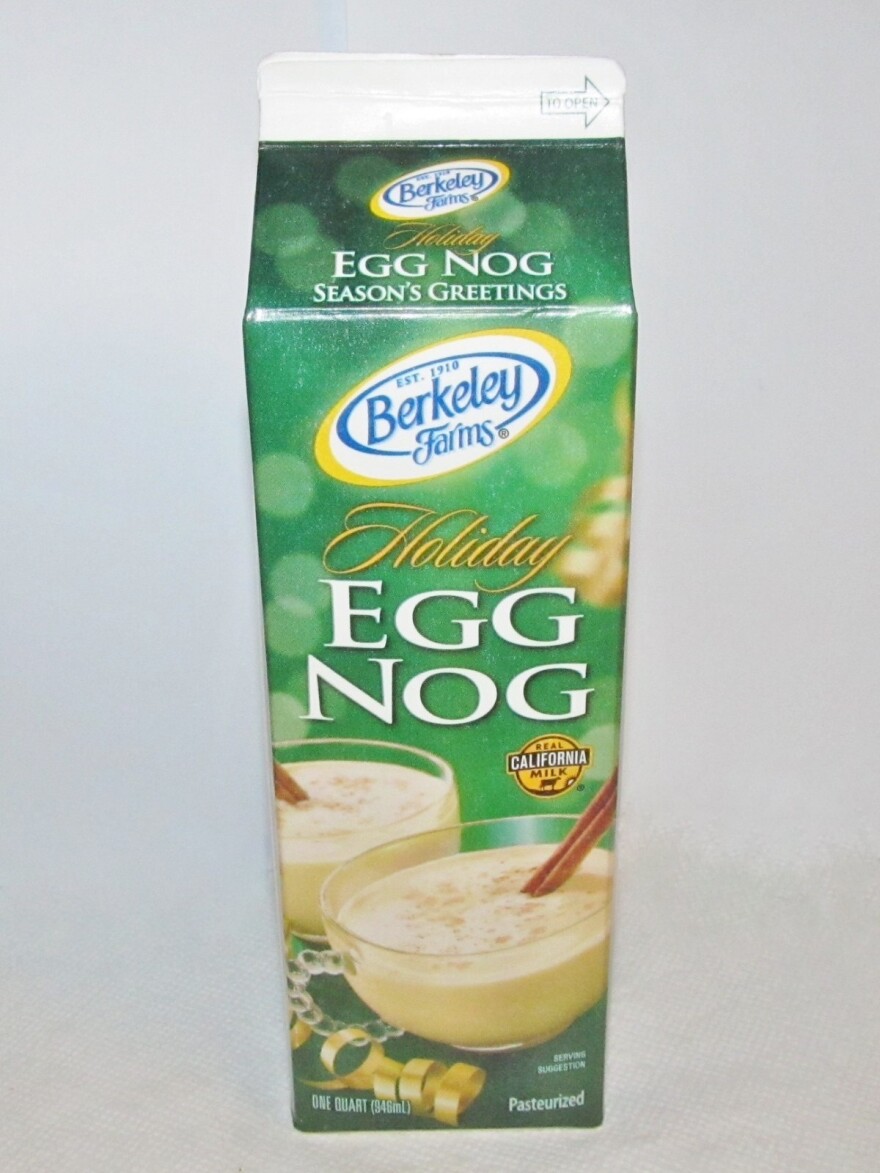 Berkeley Farms Egg Nog; December 24th is National Egg Nog Day