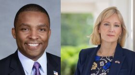 Incumbent Congressman Don Davis, left, is a former state senator and Air Force veteran from Greene County. His opponent is Republican Laurie Buckhout, right, a retired Army colonel who lives in Edenton.